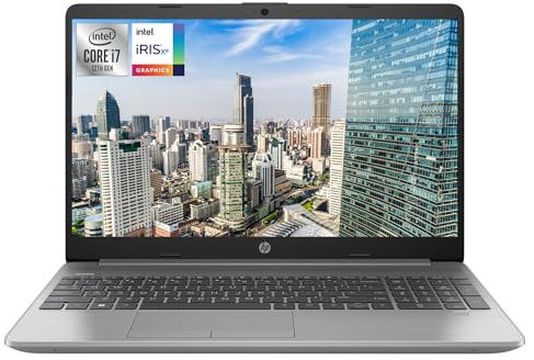 HP 250 G9 Laptop, 15,6/ FHD Display, Intel Core i7-1255U, 64 GB DDR4 RAM, 1 TB PCIe SSD, Intel Iris Xe Graphics, QWERTZ Tastatur, Windows 11 Home, Silber TG01080-HP 250 G9