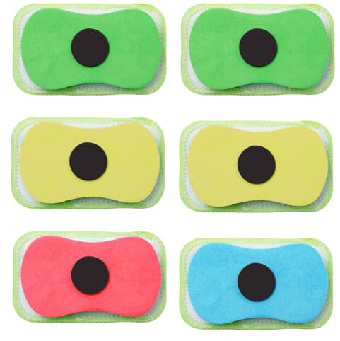 Neikafan 6 Stück Whiteboard Schwamm Magnetisch Whiteboard Radierer Tafelschwamm für Kreidetafel Wiederverwendbarer Whiteboard Zubehör for Chalk, Markers,Classroom,Home and Office School Supplies