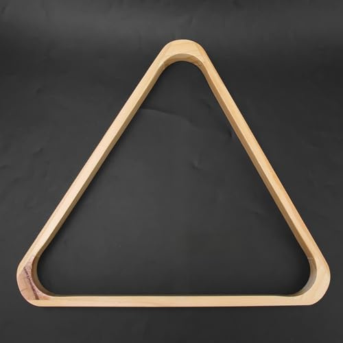 TIKATARER Triangolo da Piscina, Portapalle da Biliardo Professionale in Legno Portapalle da Biliardo Portabili da Biliardo Stile Vintage e Semplice per Ordinare Rapidamente Il Biliardo