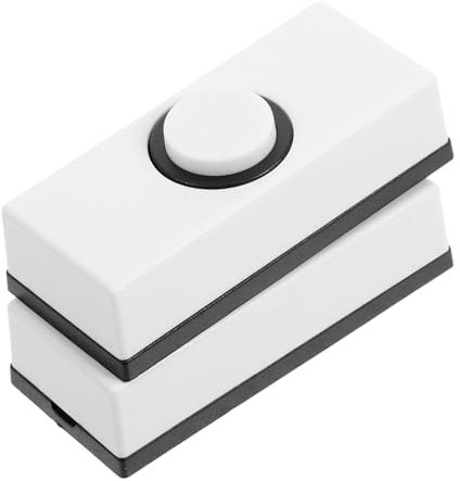 TOBBOMEY 2pcs Vintage Door Bell Switch Lighted Doorbell Button for Front Door Christmas Decorations Bell Decoration