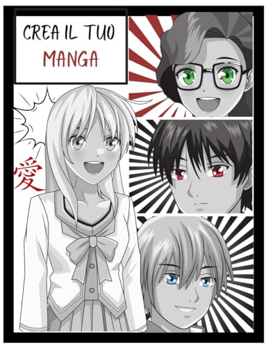 CREA IL TUO MANGA: 100 Pagine di Riquadri per Creare le Tue Storie a Fumetti: Scatena la Tua Immaginazione e Diventa un Mangaka. Il Compagno Ideale per Ogni Appassionato di Manga