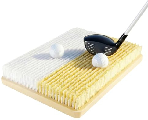 Golfbunkermatta, 40 x 23 cm golfmatta för inomhus- och utomhusgolfträning