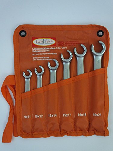 bremsleitu NGS Juego de llaves Juego de llaves de estrella abiertas línea Llave 6 piezas