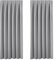 Insulated Thermal Blackout 72-Inch Drop Grey Curtain Panels Pair - Pencil Pleat Window Drapes for Bedroom/Living Room (Set of 2, Dove Grey)