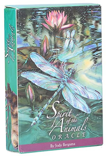 QIRG Orakelkarten Tarot 52 Karten Mystic Fate Vorhersage Wahrsagen, Wahrsagen, Deck und Anleitung, kleine Karten in englischer Sprache, Heiliger Geist, Tier für Familienunterhaltung