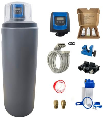 Descalcificador 30l Toodo Fleck 5800 Sxt Volumétrico Con Kit De Instalación Descalcificador De Agua Domestico