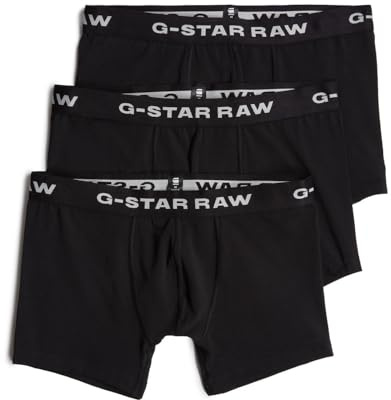 G-Star Herren Boxer-Shorts 3 Pack, Schwarz (Black/Black/Black D23771-D516-4248), L