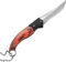 Robustes Taschenmesser, Einhandmesser Klein, Klappmesser Mini Messer, Edelstahl-Klappmesser mit Schlüsselanhänger, Tragbares Messer für Outdoor, Camping, Sammlung, Wandern, Jagd, Angeln