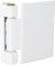 Monlech Charnière de drapeau de porte, charnière en PVC robuste pour porte et fenêtre en plastique, rabat, réglable de 17 à 20 mm, blanc