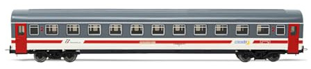 Lima Hl4050 Fs Uic-Z1 Intercity Giorno 2A Classe Livrea Blu Rosso Modello Ferrovia Materiale Rotabile, Carrozze