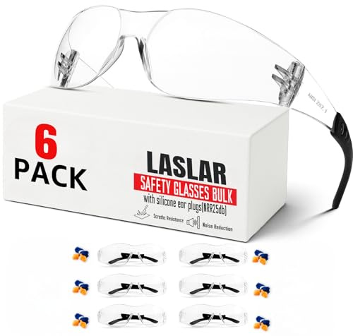 Skyddsglasögon Ansi Z87.1 genomskinliga skyddsglasögon bulk slagtåliga linser skyddande glasögon för män kvinnor