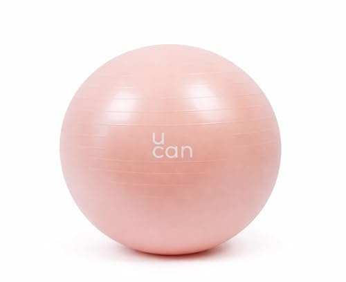 U can Pelota 60cm para Yoga, Pilates, Embarazo (Rosa)