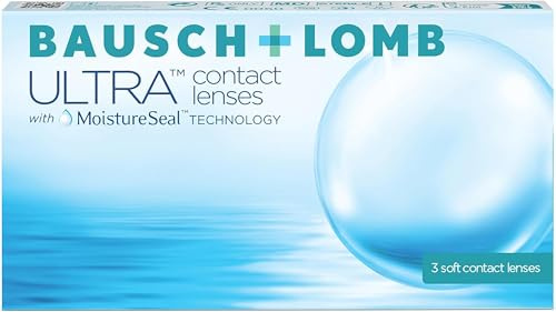Bausch + Lomb ULTRA Lenti a Contatto Correttive Mensili, 3 Lenti, BC 8.5 mm, DIA 14.2 mm, -4.0 Diopt