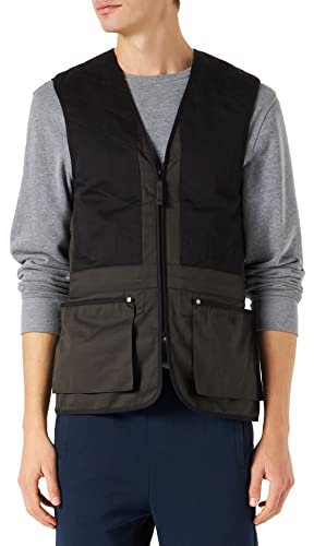 Beretta Schießweste Universal für Herren und Damen, Grün/Schwarz, Trap und Skeetweste, XXS