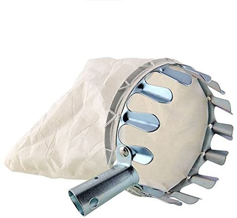 HIOD Raccoglitore di Frutta per Potatura da Giardino Strumento per la Raccolta di Pesche e Pere in Metallo Strumenti di Raccolta a Lunga Distanza in Metallo 1 Pz,14cm