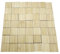 Cayway 50 PCS Miniature Floorboards Miniature Bamboo Floorboards Flooring Model Small Miniature Dolly House for Mini Garden Accessories, Square
