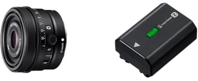 Sony SEL40F25G - Full-Frame Lens FE 40mm F2.5 G - Premium G Series Prime Lens & NPFZ100.CE Z Series Rechargeable Battery Pack - Black