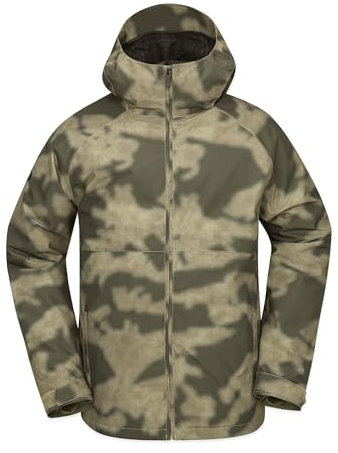Volcom Herren Insulated Snowboard Jacket 2836 Isolierte Snowboardjacke, Camouflage S5, S