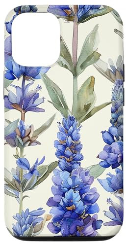 iPhone 13 Anise Hyssop Flower Watercolor Pattern Graphic Case