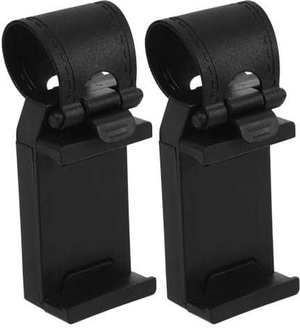 NIYANGLE Supporto Telefono Auto 2 Pezzi Porta Cellulare Volante Montaggio Semplice Regolabile Per Navigazione E Chiamate Sicure