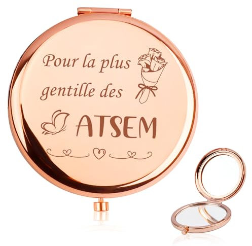 Cadeau Atsem D'école Fin D'Année Cadeau Atsem Maternelle Merci Atsem Miroir De Poche Cadeaux Atsem Cadeau Aesh D'école Fin D'Année Cadeau Creche Fin D'Année Merci Cadeau Assistante Maternelle
