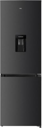 TCL RP293BBE1UK Refrigerator Mega Space SE Series, 291L, Multi Air Flow, Total no frost, Water Dispenser, Reversible door,Black [Energy Class E]