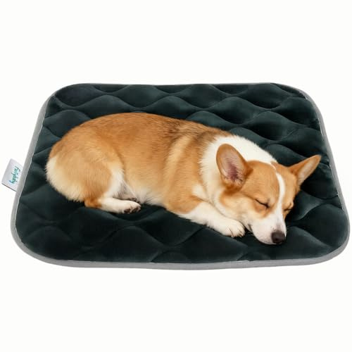 furrybaby Dog Bed Mat Crate Pad, Anti-Slip Bottom Machine Washable Pet Pad