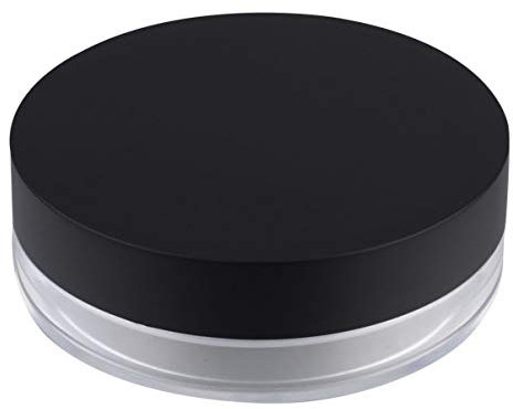 Lurrose Schmink Aufbewahrungsbox Leerer Puderbehälter Mit Sichtdeckel Und Puderquaste Nachfüllbar Für Loses Make-up 20G Kosmetischer Behälter Für Make-up Schwamm