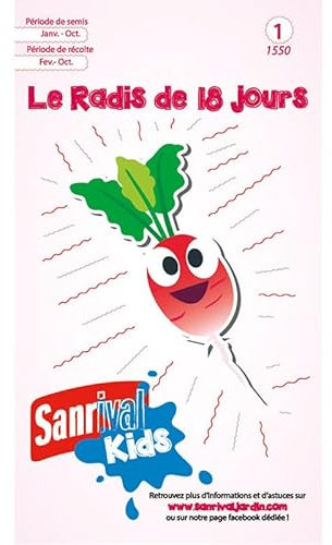 Graines Radis 18 jours pour Enfants