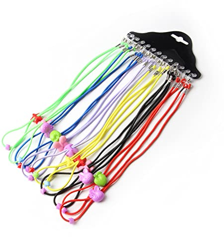 CENPEK 12-pack glasögonband för flickor glasögonhållare/glasögon snodd