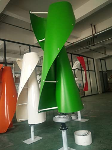Genway 2000W Windkraftanlage 24V 48V 96V 220V Vertikale Windgenerator Magnetschwebeachsen Windturbine Generator Windrad Heimgebrauch Windkraftanlagen mit 2 Flüge