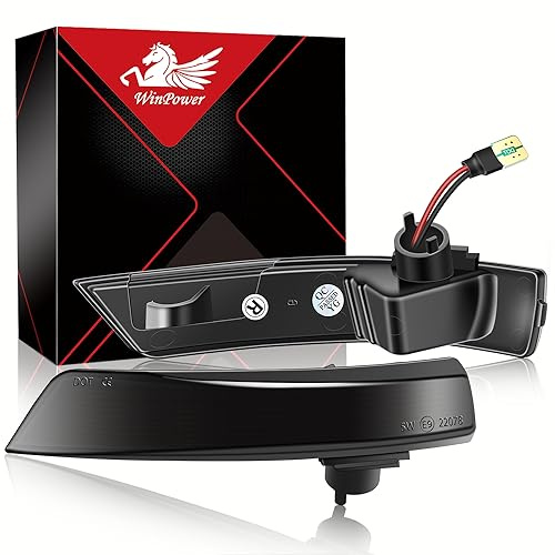WinPower LED Intermitente Retrovisor Lateral Espejo Luz Giro Indicador Luces Señalizador Compatible con Focus 3 MK3 3.5 MK2 Mondeo Mk4., 2Pcs