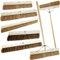 Indoor Outdoor Sweeping Brush With Long Handle Soft or Hard Bristle 18, 24 or 36 Home, Office, Garden, Garage & Yard Sweeping Broom (1, 24 Bassine Hard Bristle)
