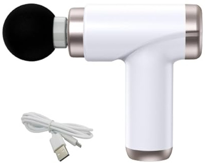 Pistolet de massage, 2,5 W, pistolet de massage électrique de 17 x 14 x 5,97 cm, pistolet de massage musculaire troisième vitesse, 3 modes de vitesse, pistolet de relaxation musculaire pour les