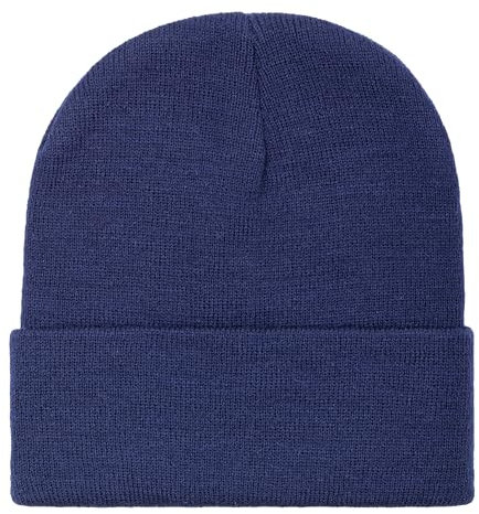 The ScotchMan Herren Damen Outdoor Beanie Strickmütze Wollmütze Einheitsgröße Navy