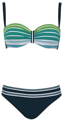 Sunflair - Basic - Bikini-Set (40D Nachtblau/türkis)