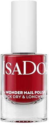 IsaDora Nagellack schnelltrocknend - Langanhaltend und einfach aufzutragen - Individuelles Nageldesign - Veganer Nagellack - Nail Polish in verschiedenen Farben - 163 Summer Red