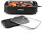 CUSIMAX Electric Grill, Smokeless Indoor Grill & Griddle, 1500W, with LED Smart Display & Tempered Glass Lid, Adjustable Temperature, Non-stick, Black