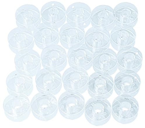 vhbw 25x bobina compatibile con Necchi macchine da cucire - Set di bobine, plastica