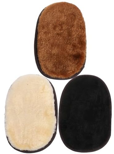 PACKOVE De Polissage Cuir 3 Pièces Imitation Peau De Mouton Pour Nettoyage Canapé Chaussures Sacs De Nettoyage En Cuir Poils Doux Épais Pour Polir Et Dépoussiérer Sans Rayure