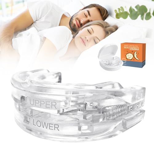 Umllpet snarkstopp, anti-snark, snarkskena, justerbar bettskena mot snarkning och knirsch, anti-snarkning snarkstopp, anti-snoring mun skydd för män och kvinnor