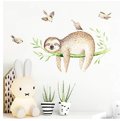 Little Deco Faultier auf Ast DL212-3