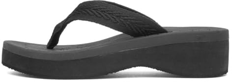 Rocket Dog Womens Tizzy Wedge Sandal, Black, 6 UK