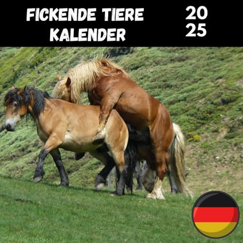 Fickende Tiere Kalender 2025: Lustiger Tier Kalender für Sexliebhaber.