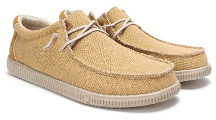 Pitas | WP150 Steve | Mocassins pour Hommes | Chaussures Bateau | Slipon Loafers | Baskets d'été | Sneakers | Pantoufles d’été | Chaussures de Walkinpitas | Moutarde 41