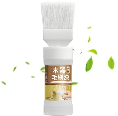 Shenrongtong Wood Furniture Repair Paint | Fast-Drying Home Improvement Supplies,Wood Cabinet Paint with Brush | for Wooden Floors, Tables, Desks, Bedposts, Door Frames, Window Trims, Chairs, Cabinet