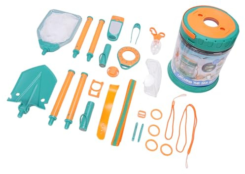 OEBUAFI Kit da Esploratore Set di Giocattoli per Scavare Sabbia da Spiaggia Set di Giocattoli Educativi per Avventure all'Aria Aperta per Bambini