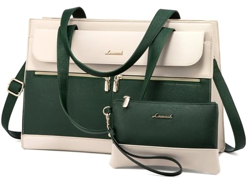 LOVEVOOK Laptopväska/handväska för damer, arbetsväska, lärarväska, medelstor portfölj, shoppinghandväska för kvinnor, skolväska, stor bärväska, affärsväska, för kontor, universitet och arbete