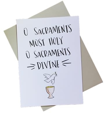 Salutare Stationery Sacraments Greeting Card - Including Confirmation and Holy Communion