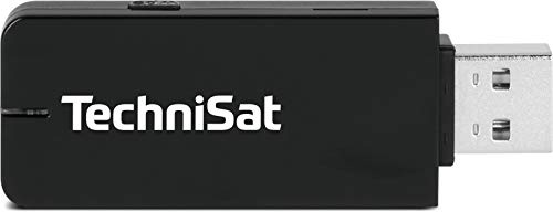 TechniSat TELTRONIC ISIO USB dubbelband-WLAN-adapter (stick för trådlös integrering av utvalda TechniSat ISIO-enheter i hemnätverket) svart
